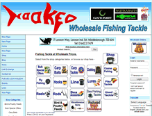 Tablet Screenshot of hookedwholesale.co.uk